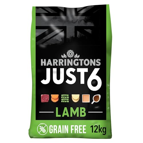 Harringtons Just 6 Lamb Grain Free Dry Dog Food 12Kg