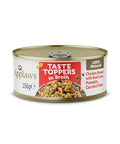 Applaws Topper in Broth Chicken with Beef Dog Tin 156g