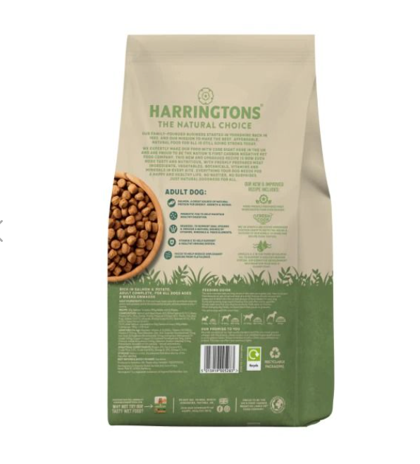 Harringtons Complete Salmon & Potato Adult Dry Dog Food