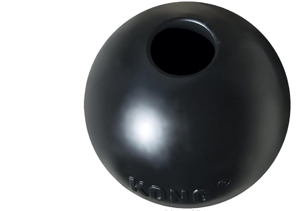 KONG - Extreme Ball - Durable Rubber Dog Toy for Power Chewers, Black - For Medium/Large Dogs