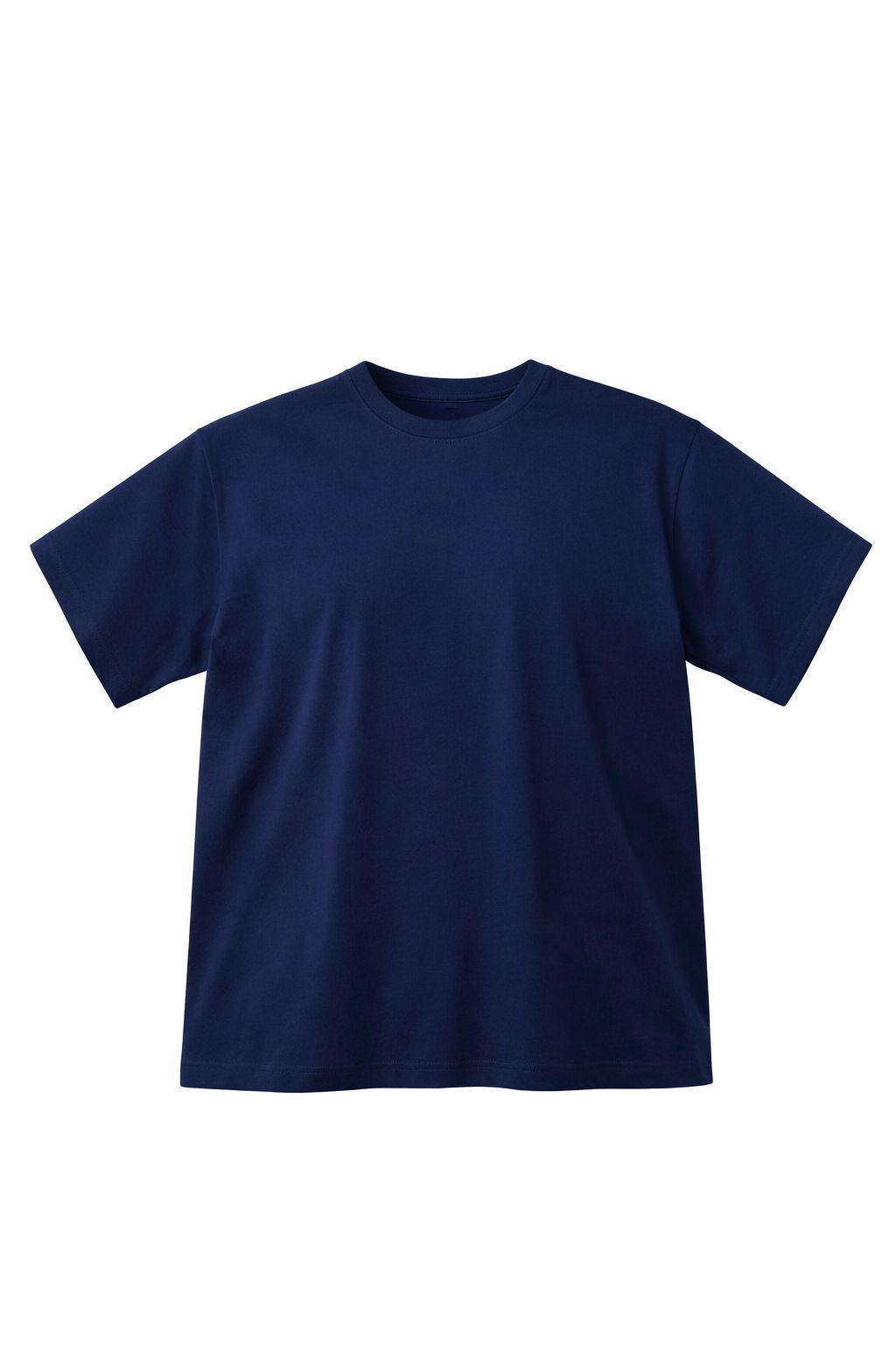 Premium 100% Cotton Navy Blue  Crew Neck T-Shirt – Everyday Comfort &amp; Style,Unisex