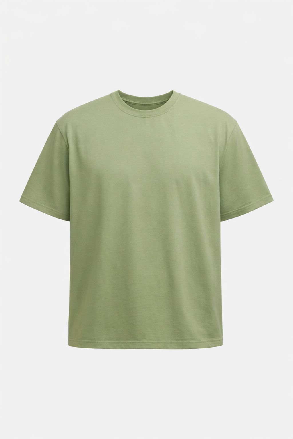 Premium 100% Cotton Light Green  Crew Neck T-Shirt – Everyday Comfort &amp; Styleduct, Unisex