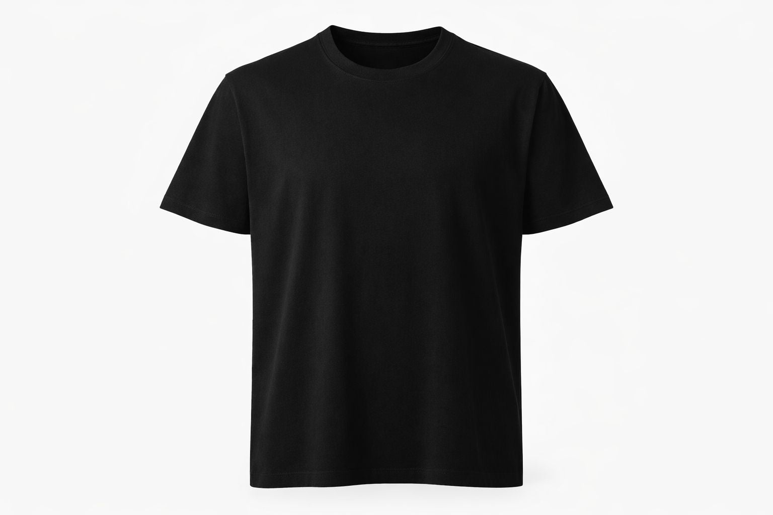 Premium 100% Cotton  Black  Crew Neck T-Shirt – Everyday Comfort &amp; Style,Unisex